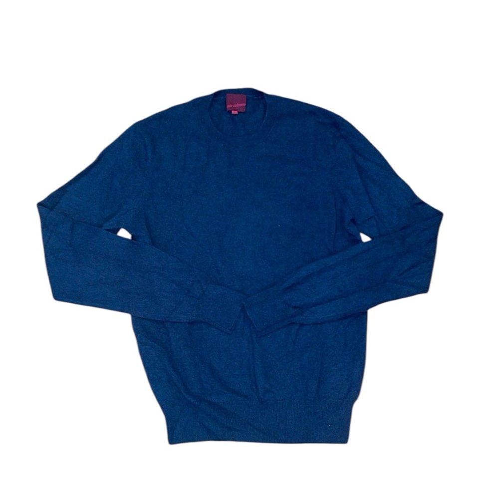 State cashmere 100% cashmere blue sweater